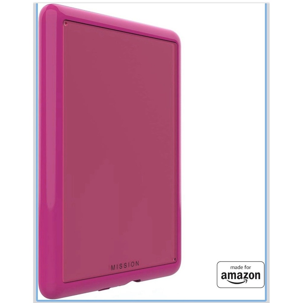 MISSION Raspberry Red Case for Kindle Paperwhite 4th Gen 2018 + Protector New